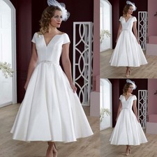 Satin Wedding Dresses White