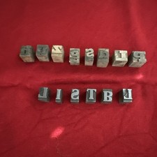 Antique Vintage Letterpress