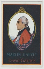 Theatre Royal Nottingham advert for 'Martin Harvey as David Garrick', Waddington