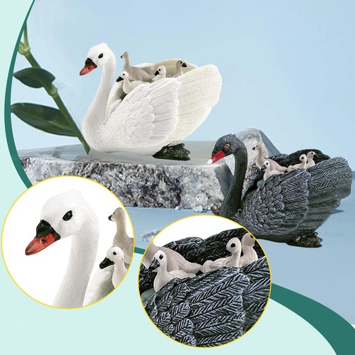 Goose statue swan figurine - statue,
