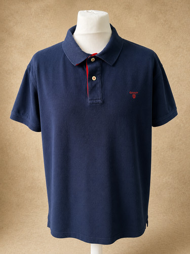 Gant navy polo shirt - polo,
