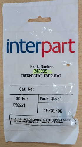 Baxi overheat stat 242235 - overheat,