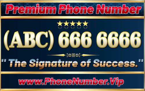 Premium phone number fancy - phone,