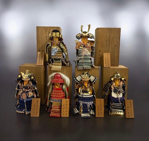 Set samurai armor kabuto - samurai,