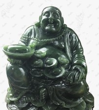 Green Jade Laughing Buddha –