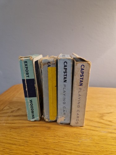 Four packs vintage playing - packs,