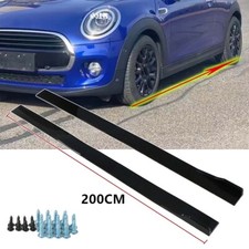 2m Side Skirt Lips Splitter Body Kit For Mini Cooper R53 R55 R56 F55 F56 F57 F58
