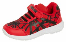 Spiderman Trainers Boys Trainers Kids Marvel Avengers Easy Fasten Sports Shoes 