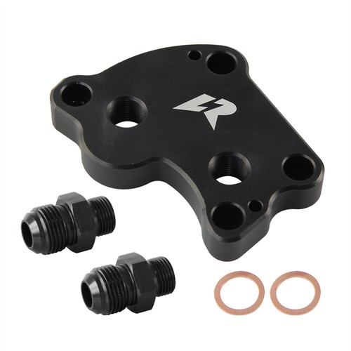 Oil filter cooler adapter - cooler,