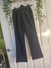 Diane Gilman blue trousers size XS regular elastic waist / inside leg 30