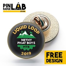 25mm Custom Personalised Pin Badges Produced to your Design / Text / Logo