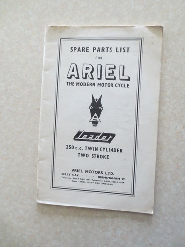 1958 ariel leader - 250, twin