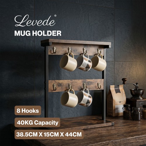 Levede mug holder stand - mug, coffee