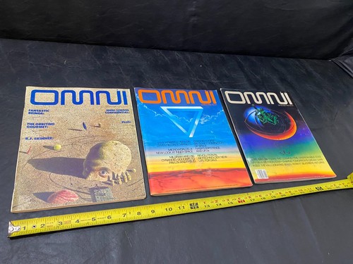 Omni magazine lot vintage - of, 3