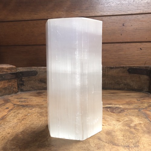 Hexagonal selenite lamp - hexagonal,