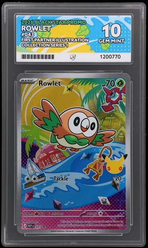 Rowlet 043 first partner - rowlet,