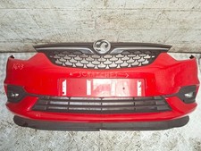 COMPLETE FRONT BUMPER IN ABSOLUTE RED GG7 VAUXHALL ZAFIRA TOURER C 2017
