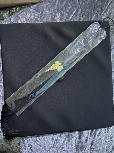 Black felt mortar board - black,