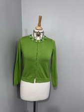 Boden Apple Green Beaded Neck