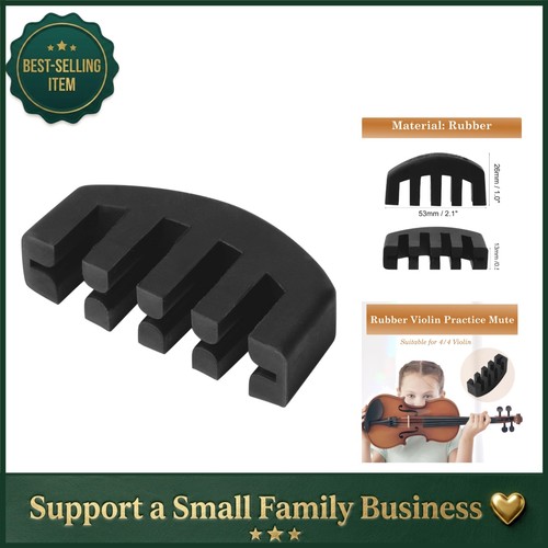 Heavy rubber violin mute - heavy,