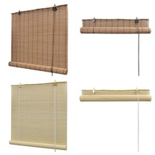 Bamboo Roller Blind Window