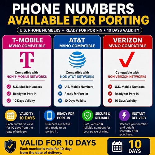 Usa phone numbers for - usa, porting