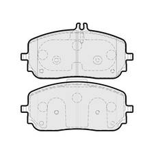 Brake pads set for mercedes - pads,