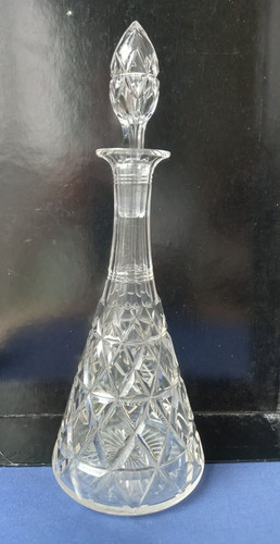 Tall victorian cut glass - victorian,