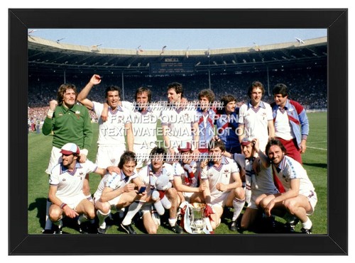 Framed 1980 cup - fa, trophy