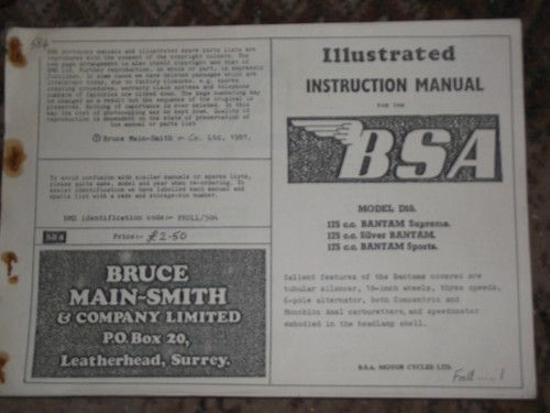 Bsa 175 bantam - supreme, /