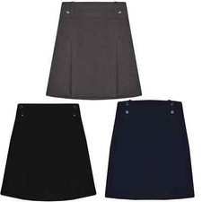Girls School 4 Button Pleat