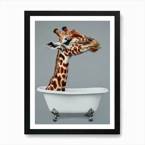 Giraffe bathtub bathroom - in,