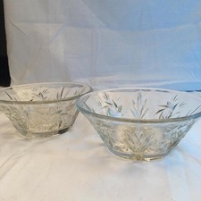 2x Glass Trinket Jewellery