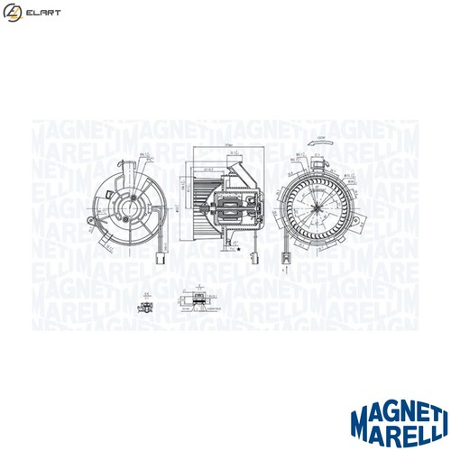 Interior blower 069412290010 - interior,