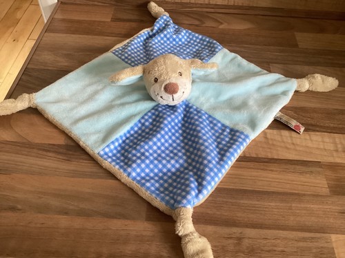 Keel toys blue beige gingham - &,