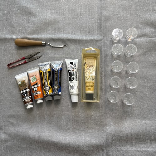 Lot artists oil paints - -,