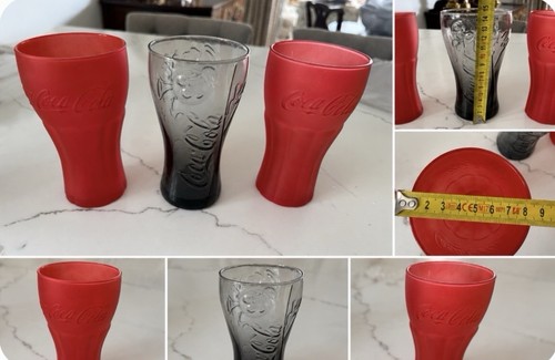 Vintage coca cola glasses - coca-cola,