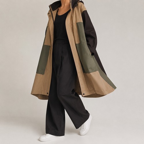 Oversized hooded swing - oversized,