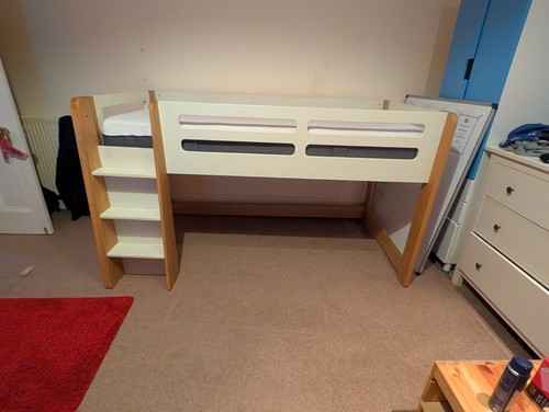 Mid sleeper bed with emma - with,
