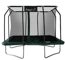 JumpPRO Xcite 12x8ft Rectangular Trampoline– Safety Net, Great Value &Family Fun