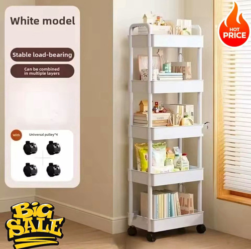 White plastic kitchen - white,