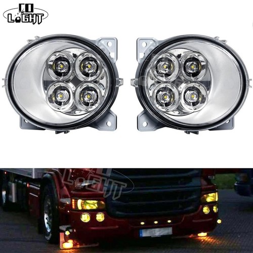 Set led drl fog - fog, white