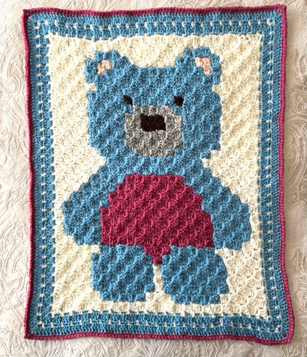 Crochet dolly dolls pram - crochet, teddy