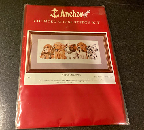Anchor puppies parade cross - anchor, on