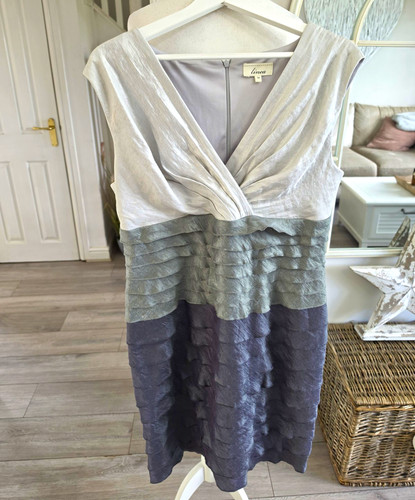 Linea grey ombre ruffle - linea,