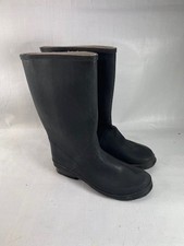 Wellington Boots Children's Girls Boys Matt Black Size 13 New