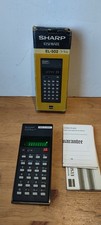 Sharp Elsi Mate EL-502 Vintage 1970's Scientific Calculator -Boxed with Instruct
