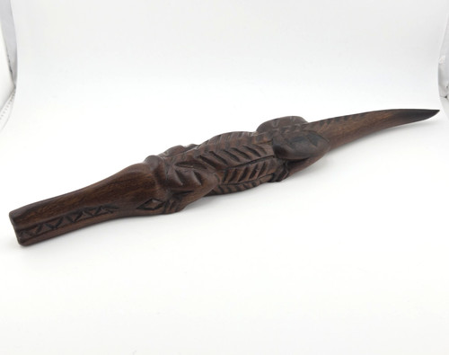 Handmade wooden crocodile - handmade,