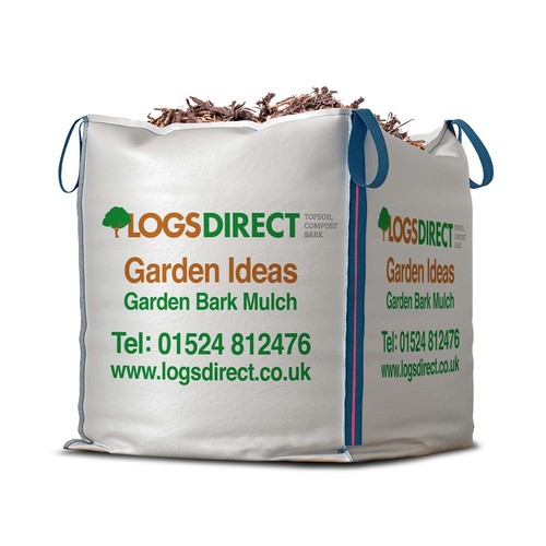 Bulk dumpy bag garden bark - garden,