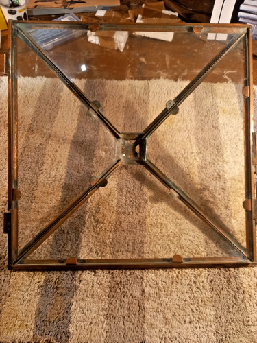 Gas street lamp - , base